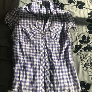 H&M plaid shirt size 8